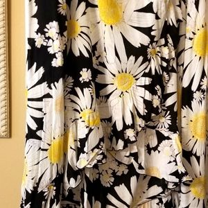 Lauren Conrad 2X hi-lo sunflower skirt NWT